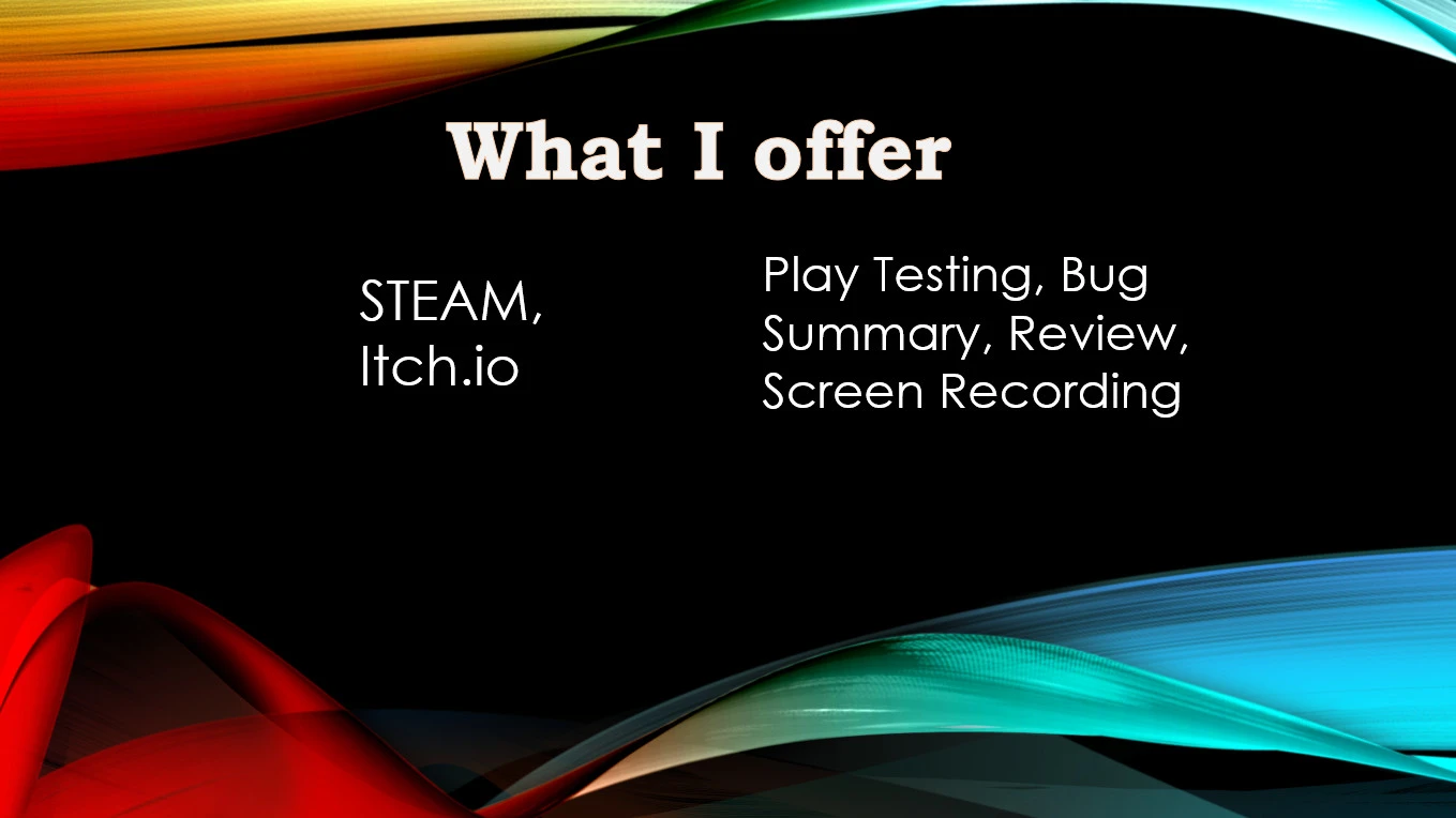 What I Offer